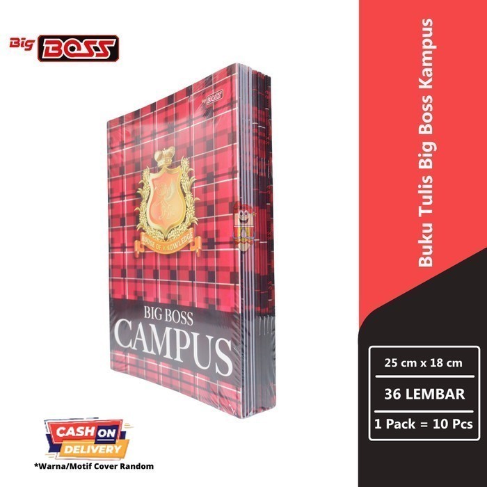 

✨LARIS✨ -Buku Tulis Big Boss BigBoss 36 Campus Kampus 1 pak 10 Buku