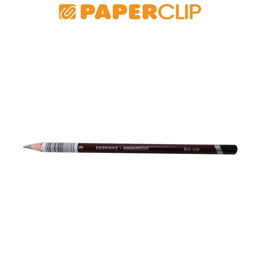 

PENSIL WARNA DERWENT COLOURSOFT 0701017DW 650 BLACK