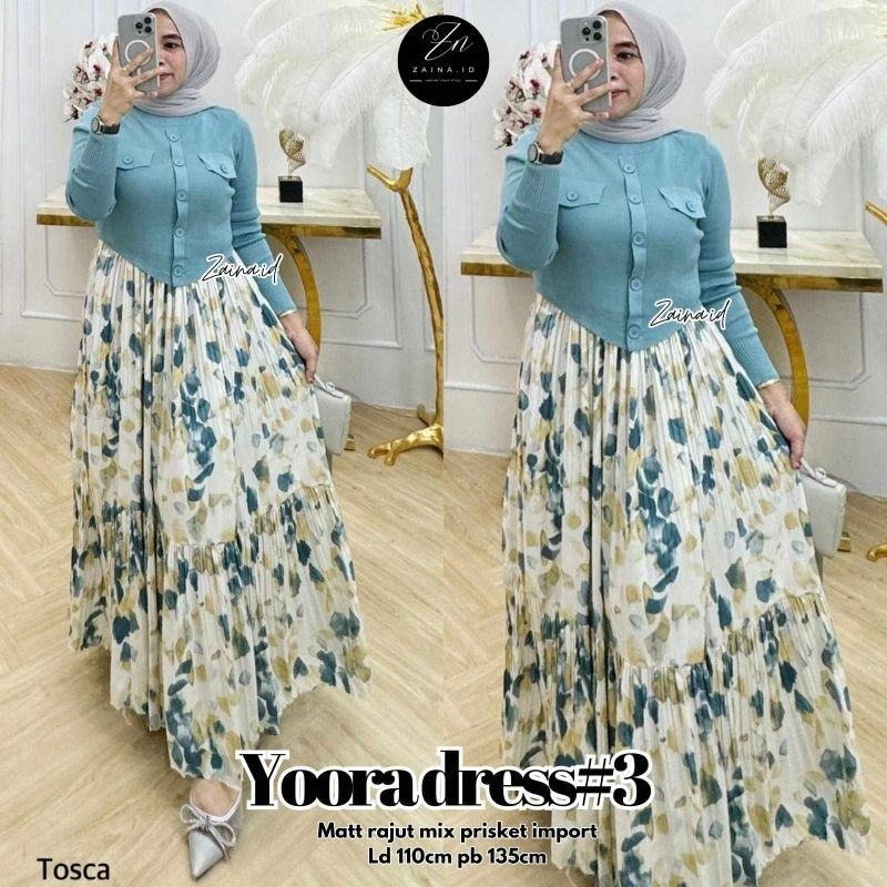 Yoora Dress Wanita ORI by Zaina.id