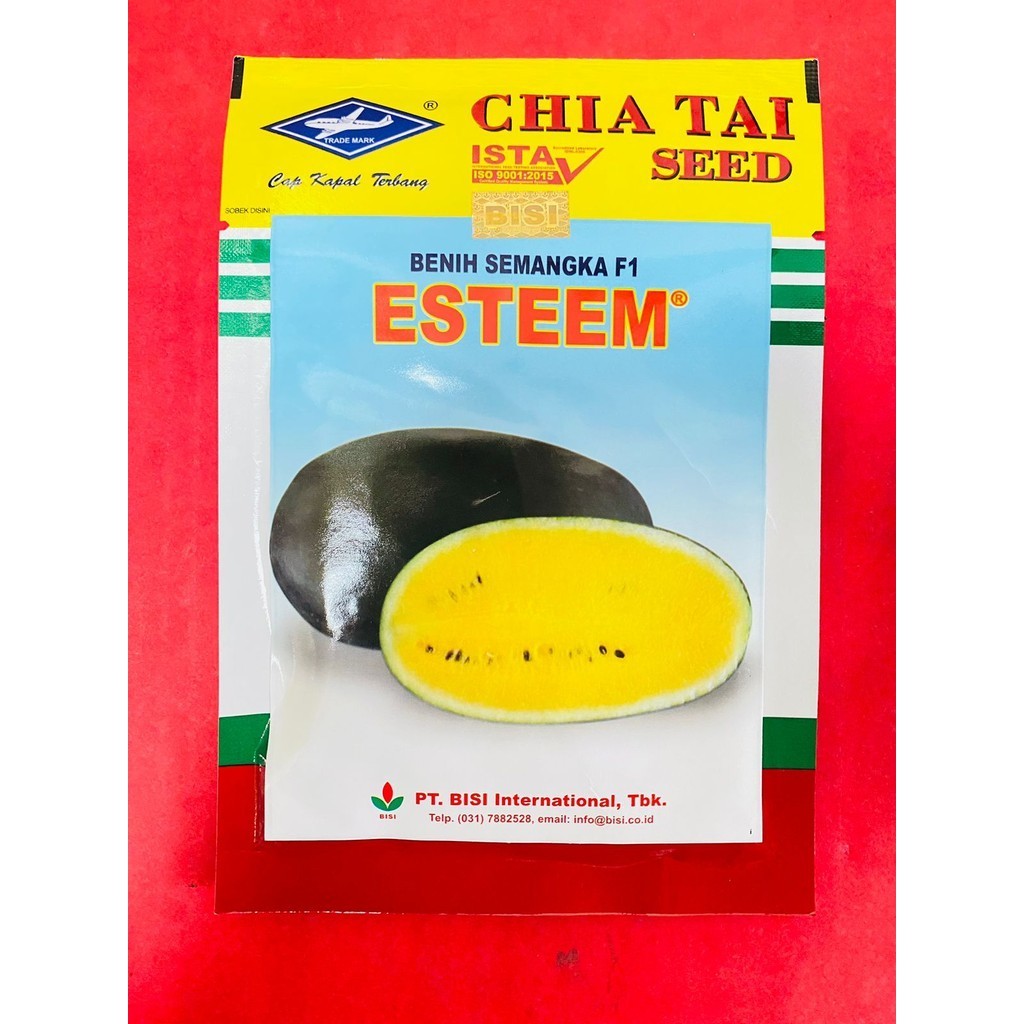 Benih Semangka Inul Kuning ESTEEM kemasan 20g dari Cap Kapal Terbang