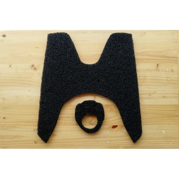 ORIGINAL Step Floor (Alas Kaki Karpet Bihun) For Vario 110 Karbu Th. 2006-2009 - Hitam