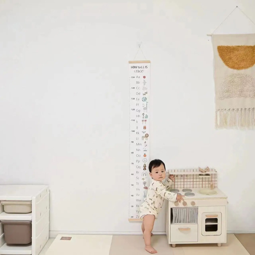 

Baby height ruler children's room cartoon decoration height ruler kindergarten measurement hanging picture wall sticker