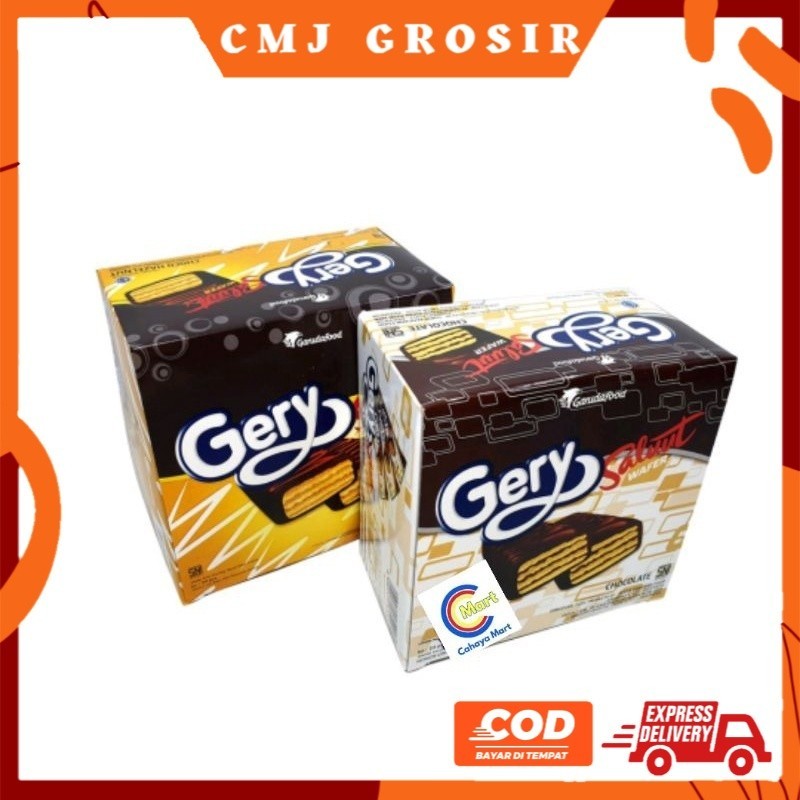 

GROSIR Gery Saluut Wafer - Netto 24 pcs 1 box Gery salut