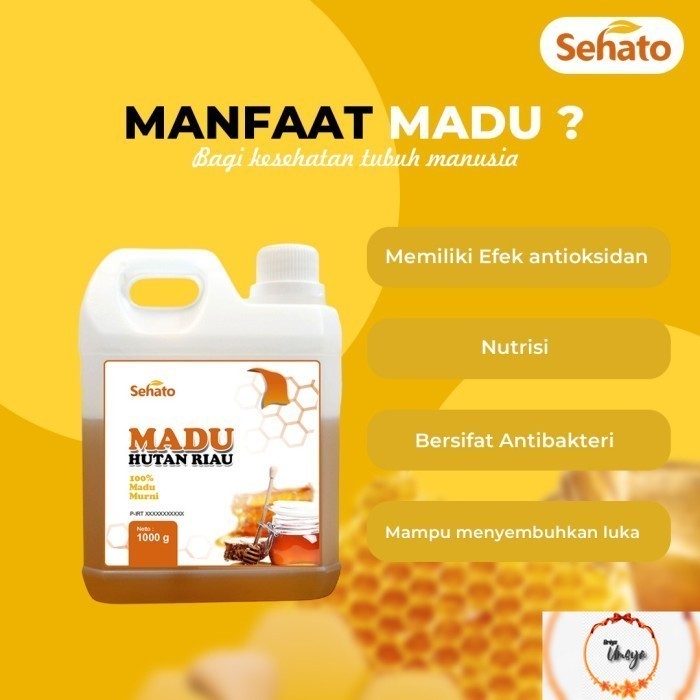 

Madu Sehato Hutan Riau 1Kg