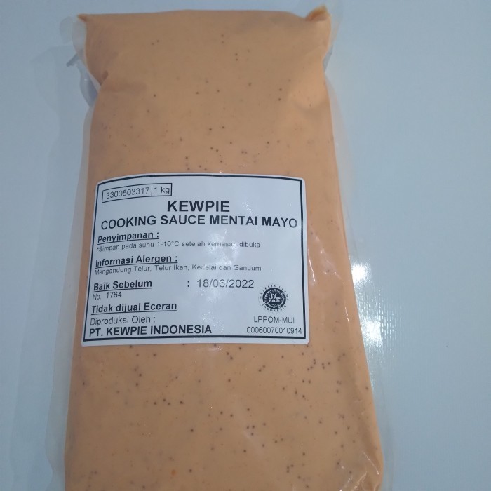 

Roux Kewpie Cooking Sauce Mentai Mayo 1Kg / Saus Mentai