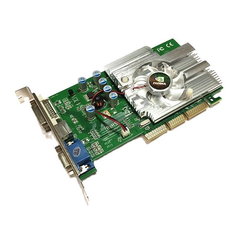 Original brand new video card for  FX5500 256MB DDR AGP 4X 8X VGA DVI graphics card S-Video 1pcs fre