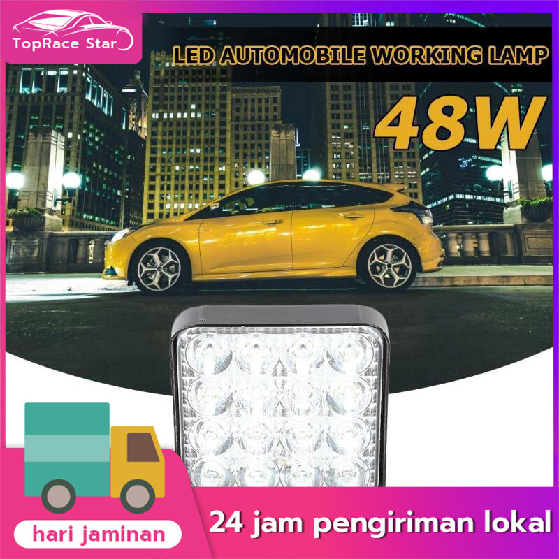 LAMPU TEMBAK SOROT LED BAR CREE CWL WORKLIGHT 27W 16 MATA 12V -24 VOLT LAMPU LED MOBIL