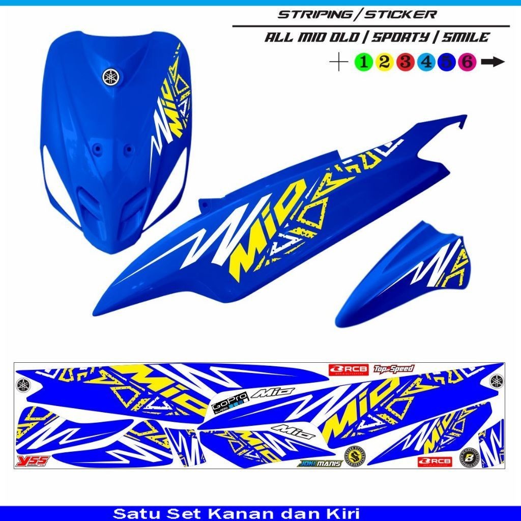 VARIASI STRIPING MOTOR YAMAHA ALL MIO OLD CARBU / MIO SMILE 110/ STRIPING MIO SPORTI VARIASI STRIPIN