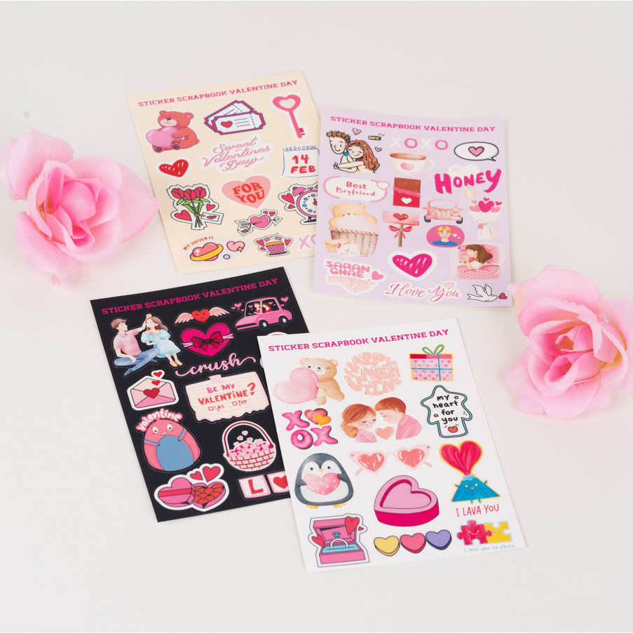 

Seruni Living Stikers valentine Scrapbook