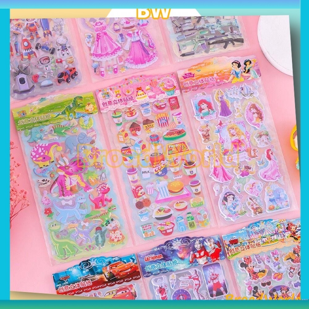 

Stiker Timbul Random/ Stiker Mainan Anak Timbul / Stiker Anak 3D/ Stiker Karakter / Stiker Mainan Anak Perempuan / Stiker Karakter Anak / Stiker Tempel
