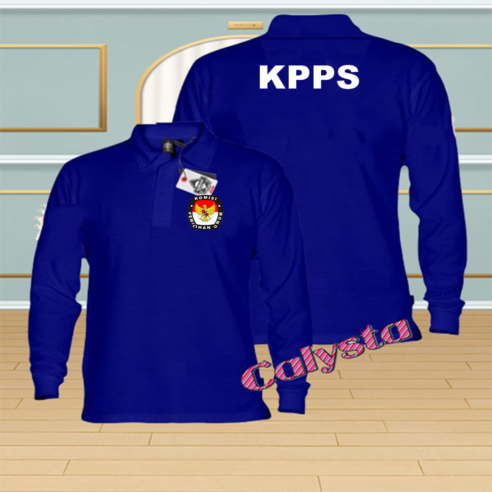 KAOS KERAH KPPS/KAOS KPU/SERAGAM KPPS FULL BORDIR/KAOS COSTUM BORDIR