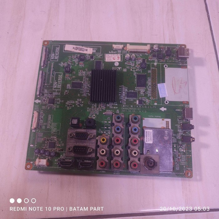 MB MAINBOARD MOTHERBOARD MESIN TV LED LG 42LE5500 - 42LE5300 - 42LE5500