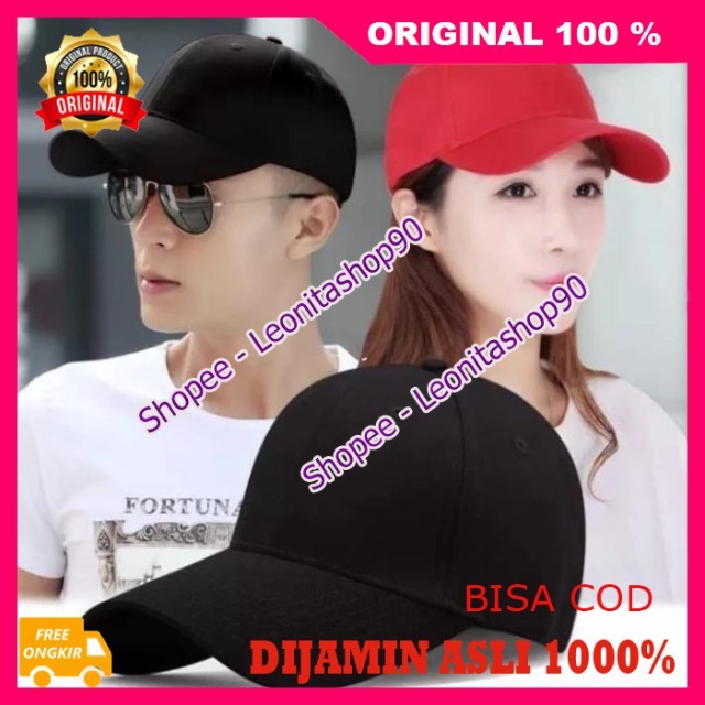 Topi Baseball Polos Topi Baseball Elegan Unisex 100% ORIGINAL