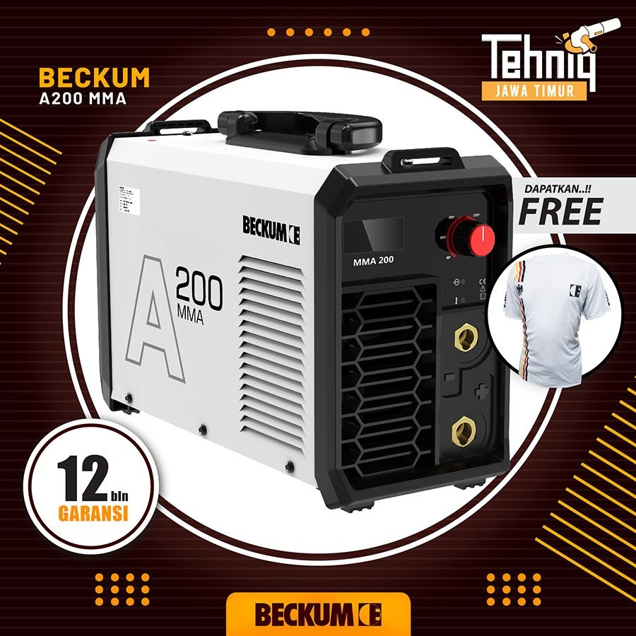 MESIN LAS LISTRIK BECKUM A MMA 200 / TRAFO LAS