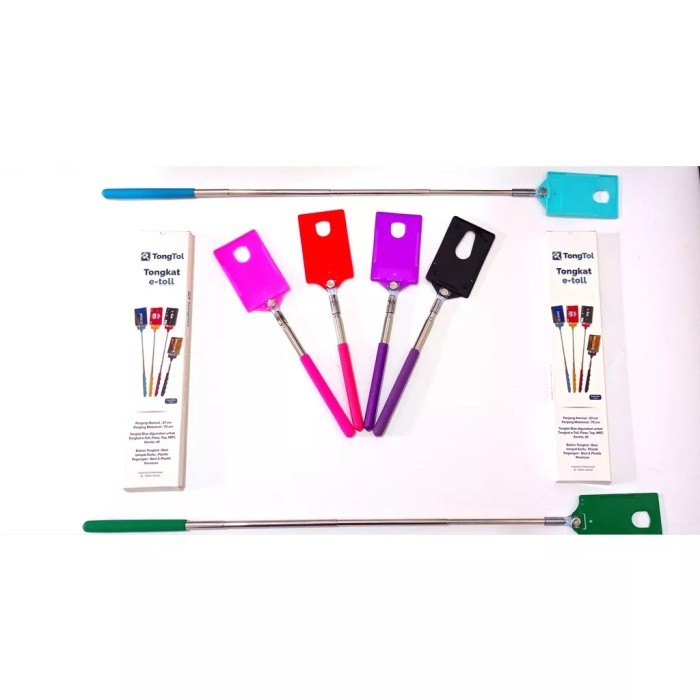 [[conixx]] Tongsis Tol / Tongkat kartu E-Toll Flexibel Besi Panjang Pendek Stick - RANDOM