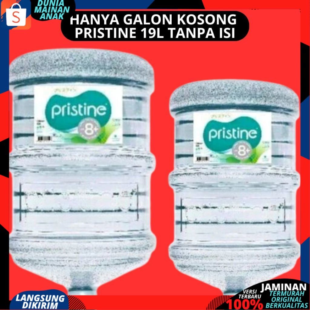 

DMA Galon Kosong PRISTINE 19 Liter Hanya Galon SajaTanpa Air Galon PRISTINE Kosongan Bagus Dan Berkualitas