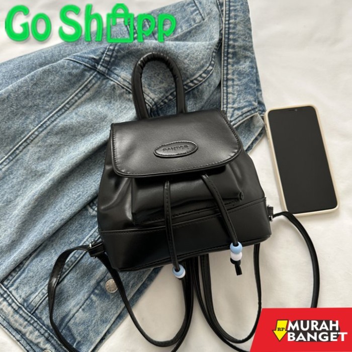 tas ransel wanita import Tas Ransel Kulit Mini Wanita Tas Backpack Import Korean Style BK25 - BK25-P