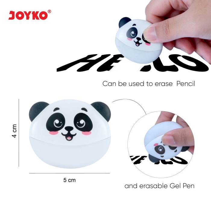 

JOYKO Penghapus Eraser ER-150 Panda Penghapus Pensil dan Penghapus Bolpoin Gel ECER