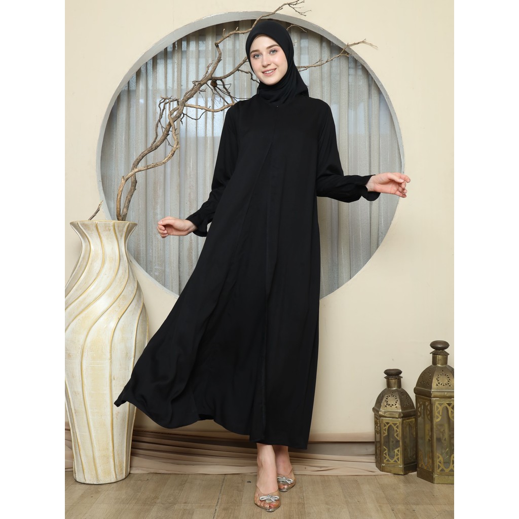 RILLEY - Gamis Farida | Dress Panjang Muslim Wanita | Gamis Wanita Terbaru Bahan Rayon Twill