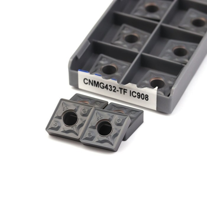 YM99 Insert CNMG 120408 TF ISCAR Insert Bubut CNMG 12 04 08 CNMG120408-TF - IC908, 10 PCS