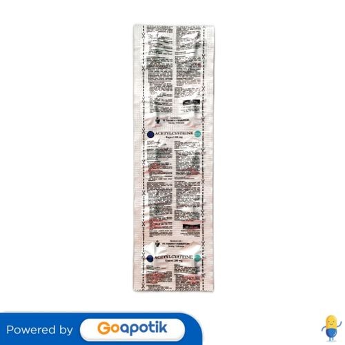 Acetylcysteine Yarindo 200 Mg Strip 10 Kapsul