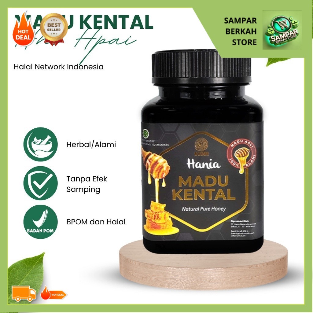 

Produk Halal; Madu kental | Bisa Bayar COD - HNI HPAI BPOM #HNIhalamart