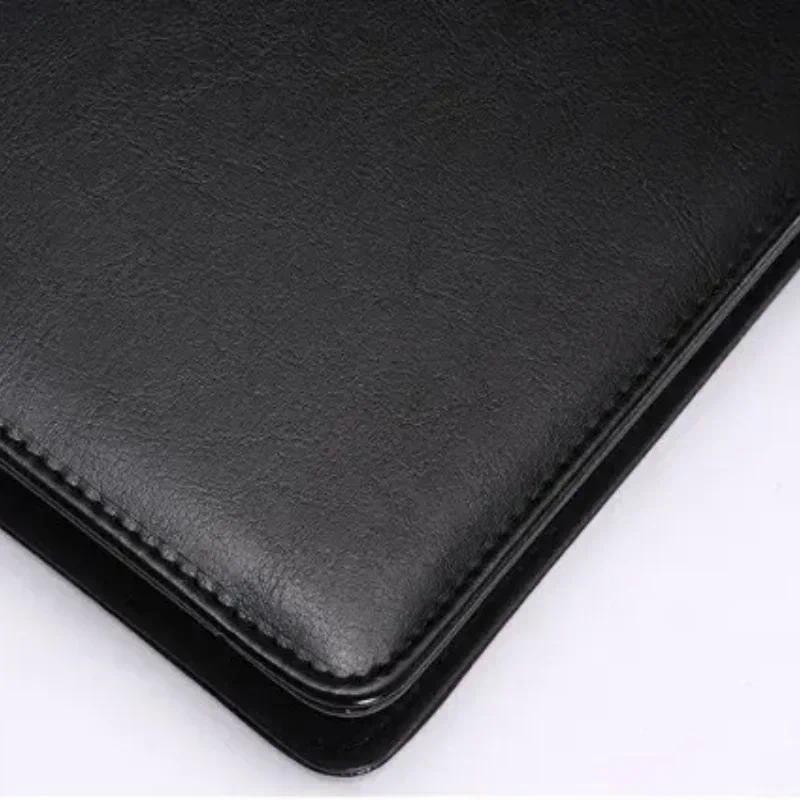 

Case Folder PU File Organizer Pads Leather Binder Business Office Padfolio Manager Document