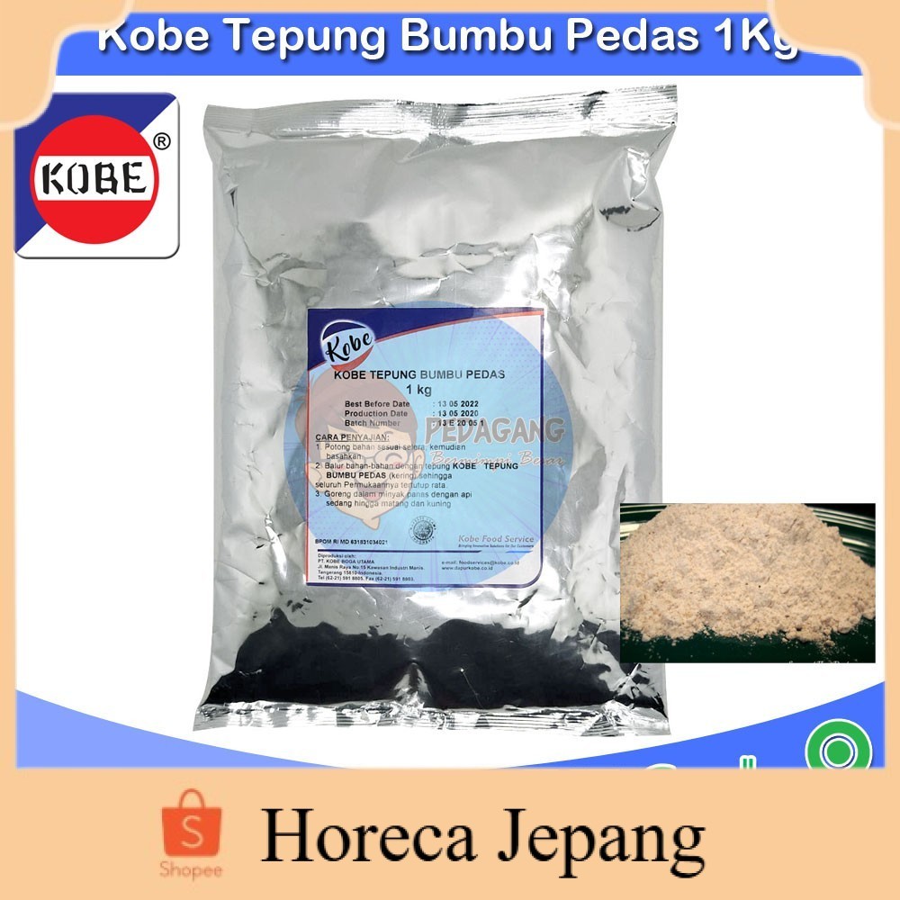 Kobe Tepung Bumbu Pedas 1Kg | Tepung Pedas | Tepung Serbaguna Pedas