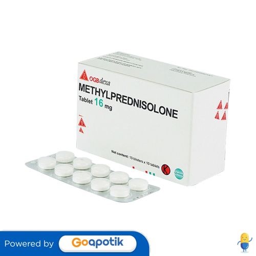 Methylprednisolone 16 Mg Ogb Dexa Medica Box 100 Tablet