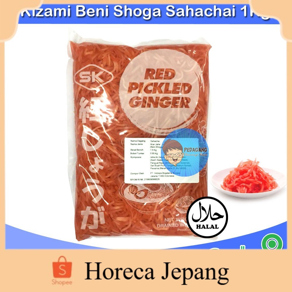 

Kizami Beni Shoga Sahachai 1kg | Benishoga | Acar Jahe
