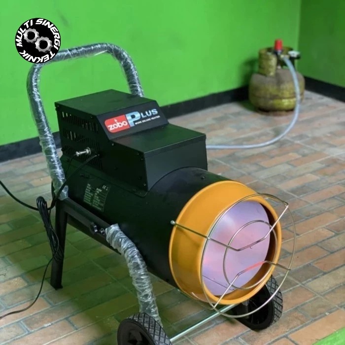 Pemanas heater gas ZOBO 30-55kw Pemanas Bronding Kadang Ayam Ternak