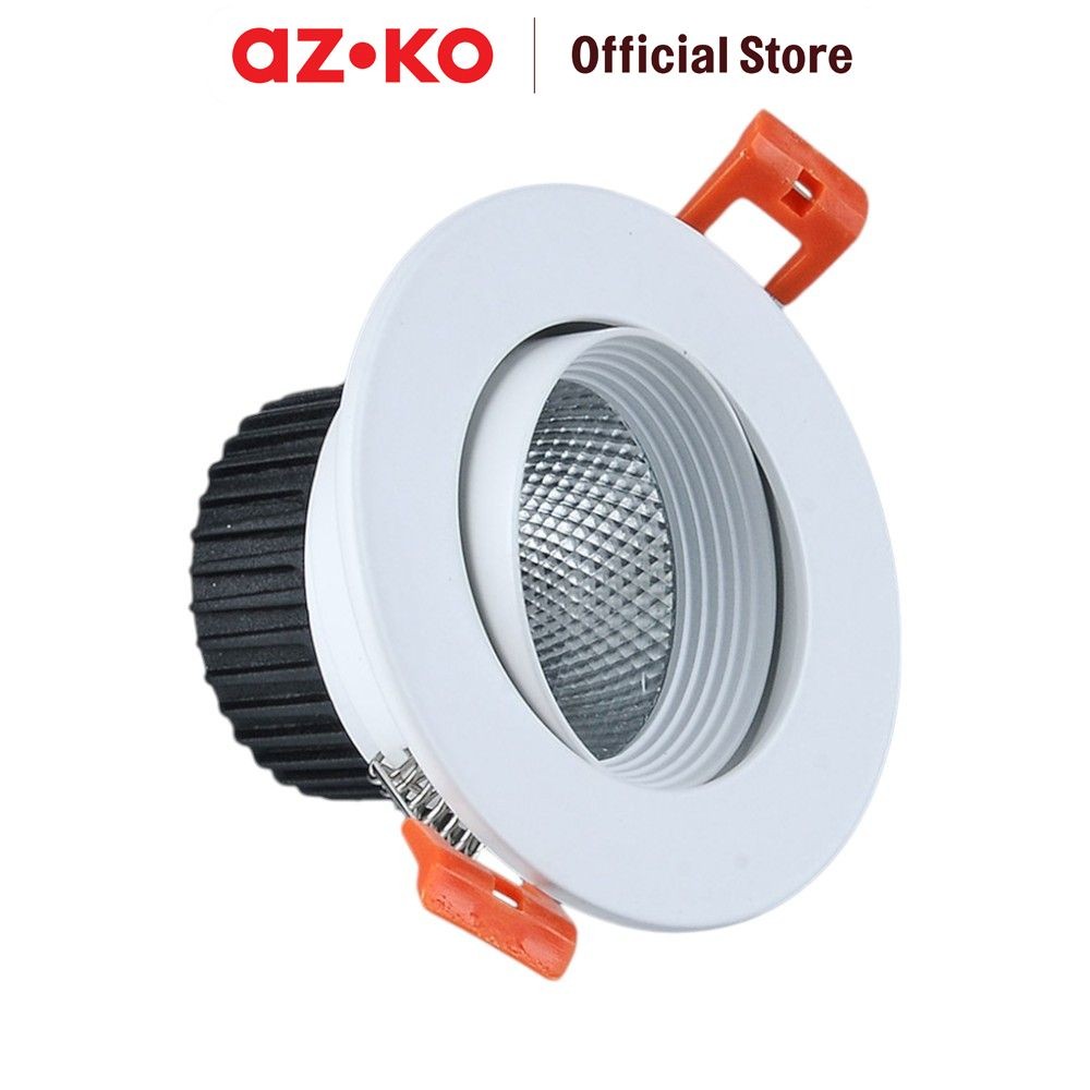 AZKO Krisbow Lampu Downlight Led Adjustable 3Cct Lampu Sorot Ceiling Light Peralatan Elektronik Lamp