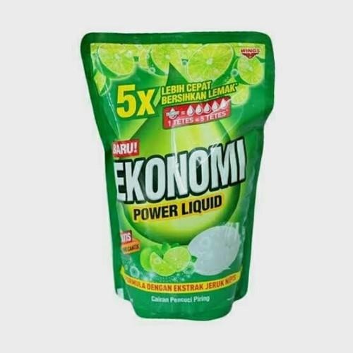 4 PCS Ekonomi Pencuci Piring Jeruk Nipis Pouch 650ml JAWA BARAT - [NEW] - GO52 SEMBAKO