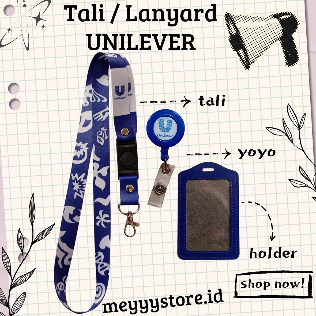 

READYYY Tali Gantungan ID CARD UNILEVER Batik Biru / Lanyard UNILEVER Batik Biru [STOCK MELIMPAH] Termurahhh Harga Grosir!
