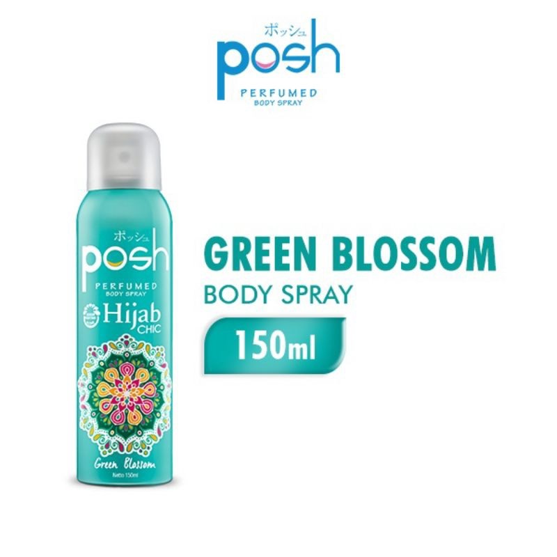 Parfum Posh Hijab Body Spray Green Blossom 150 ml