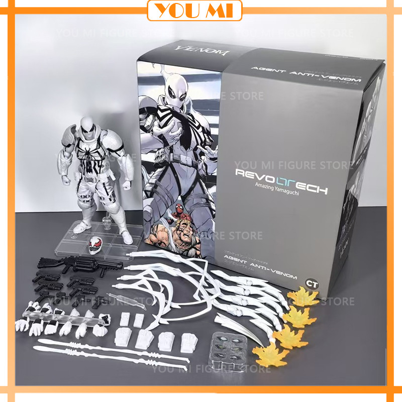 New Ct Toys Shf Agent Anti-Venom Figure Amazing Yamaguchi Agent Anti Venom Pvc Anime Action Figure C
