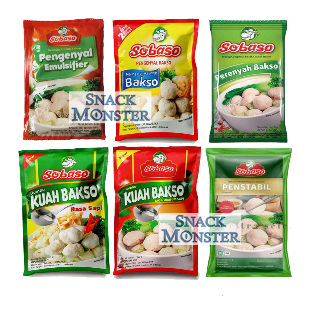 

Sobaso Tepung Perenyah Pengenyal Bakso - Netto 32 gr