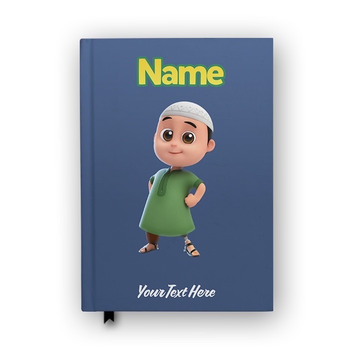 

Buku Catatan Jurnal Nussa2 Hardcover Custom Nama Agenda Diary Notebook