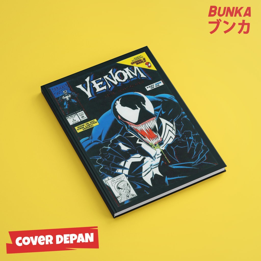 

Notebook Hardcover Marvel Venom Klasik Cover 02 Ukuran A5 Buku Tulis Catatan Note Jurnal Agenda Planner Notebook Gift Couple