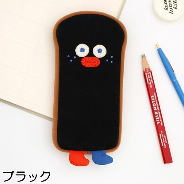 

Aland - Brunch Brother - Run Toast Pencase Black - Tempat Pensil