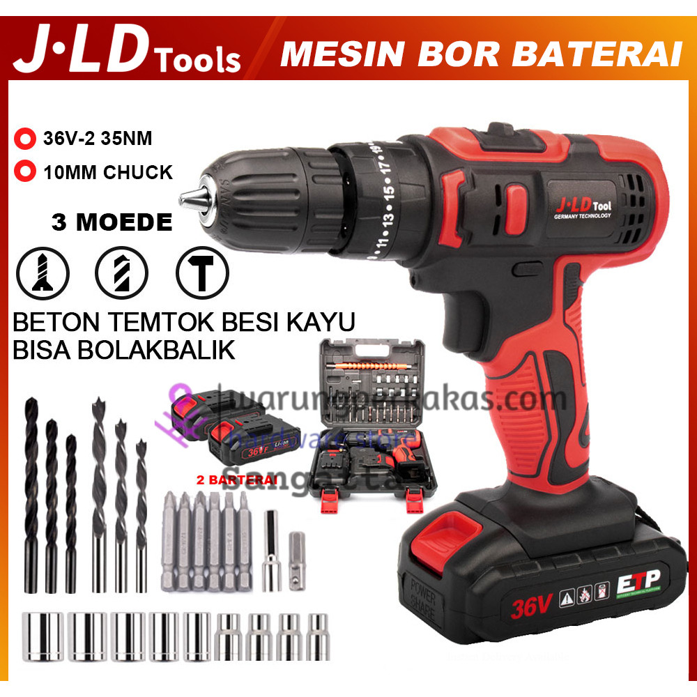 Bor Baterai - 12v JLD - 2 Baterai
