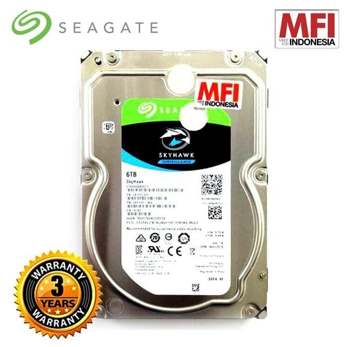 Harddisk Seagate Skyhawk 6TB MFI