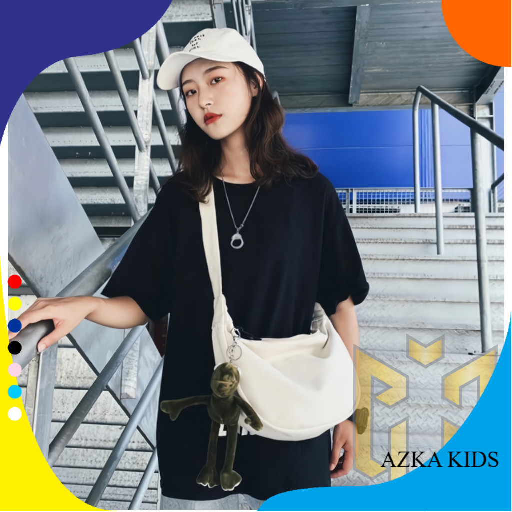AKW Tas Selempang Remaja Korea Style Sling Bag Anak perempuan Aesthetic Laki-Laki Unisex Fashion Kid