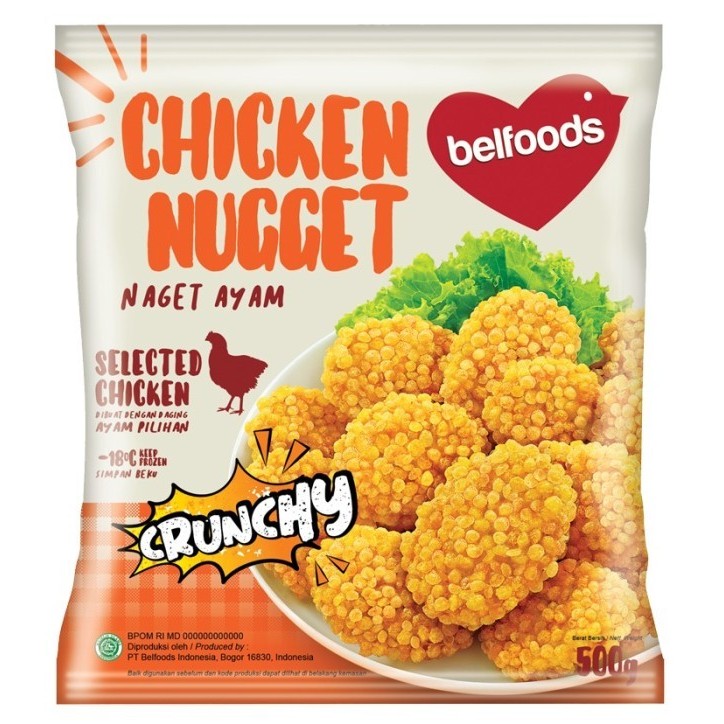 

BELFOODS C.NUGGET CRUNCHY 500GR