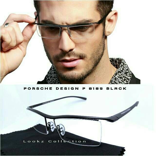Frame Kacamata Pria Porsche P8189 Titanium Premium Quality Like Original Termurah 8189