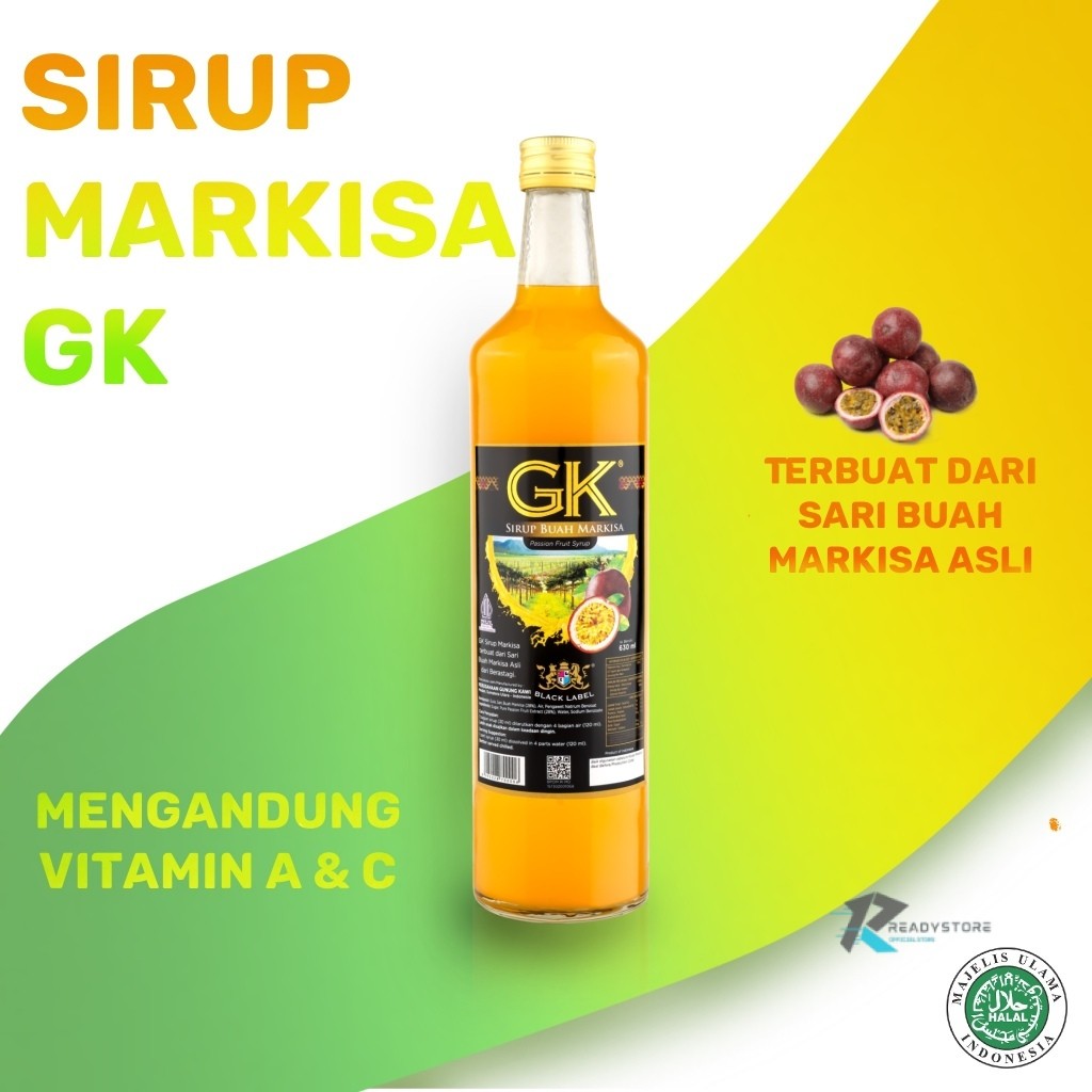 

RSI - GK Sirup Buah Markisa Sirup Black L Asli Medan 630 ml