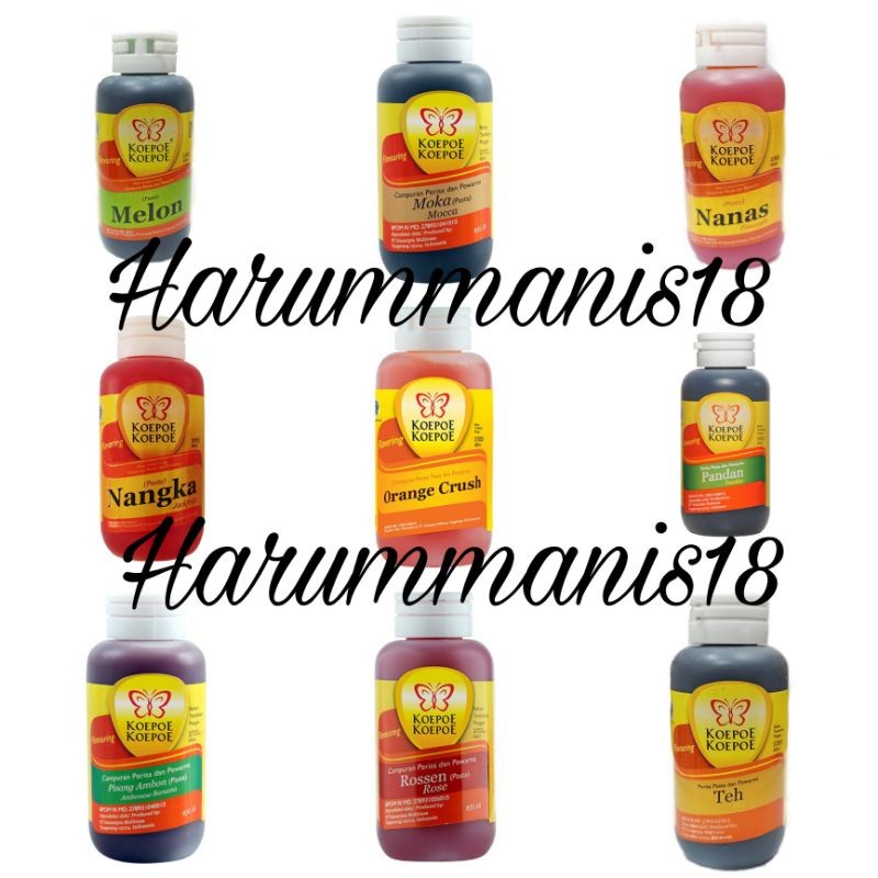 [SDW] pekanbaru/KOEPOE KOEPOE PASTA 60ML / PERISA MAKANAN 60ML / PEWARNA MAKANAN KOEPOE2 ALL VARIAN 