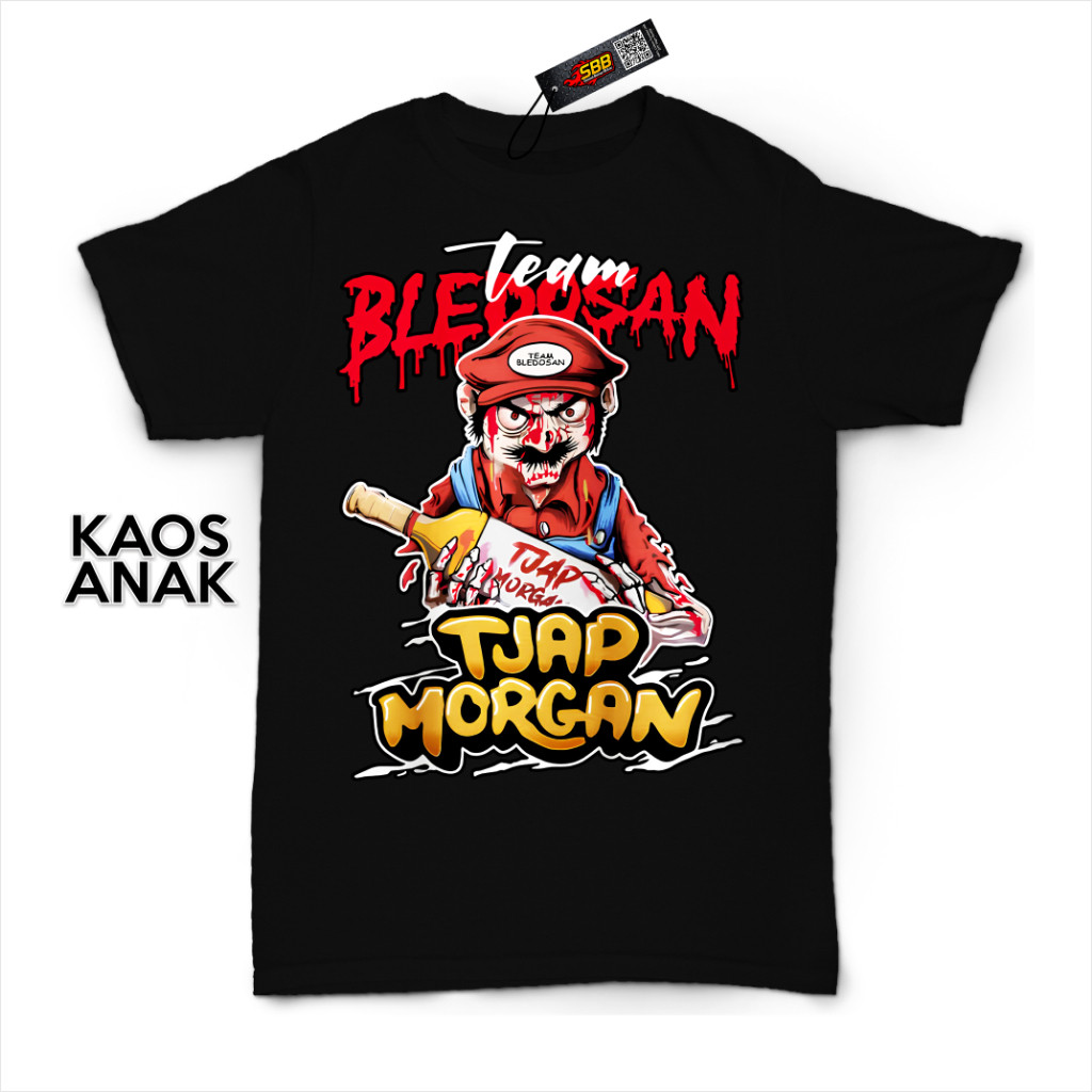 Baju Kaos Anak Tjap Morgan Sound System Team Bledosan Ngosex Sound Balap Blitar