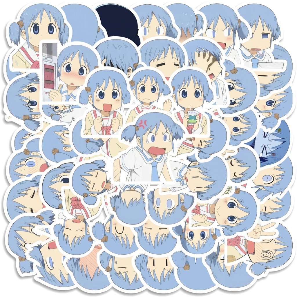 

COD 50 Pcs Stiker MIO NAGANOHARA Lucu Anti Air Untuk Dekorasi Notebook Sepeda Skateboard Handphone