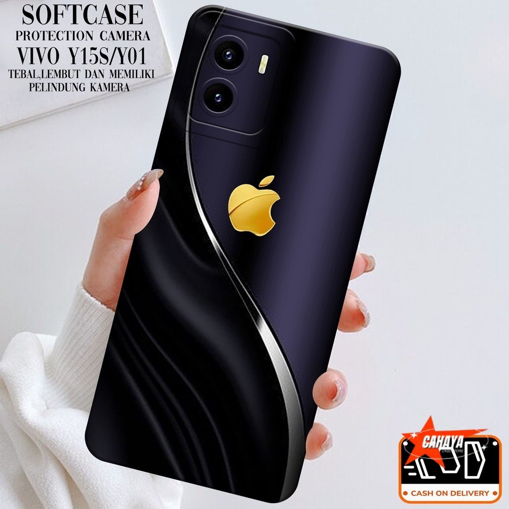 Case Hp Vivo Y15S/Y01 Terbaru- Soft Macaron Pro Camera - Softcase Vivo Y15S/Y01 Terbaru - Casing Viv